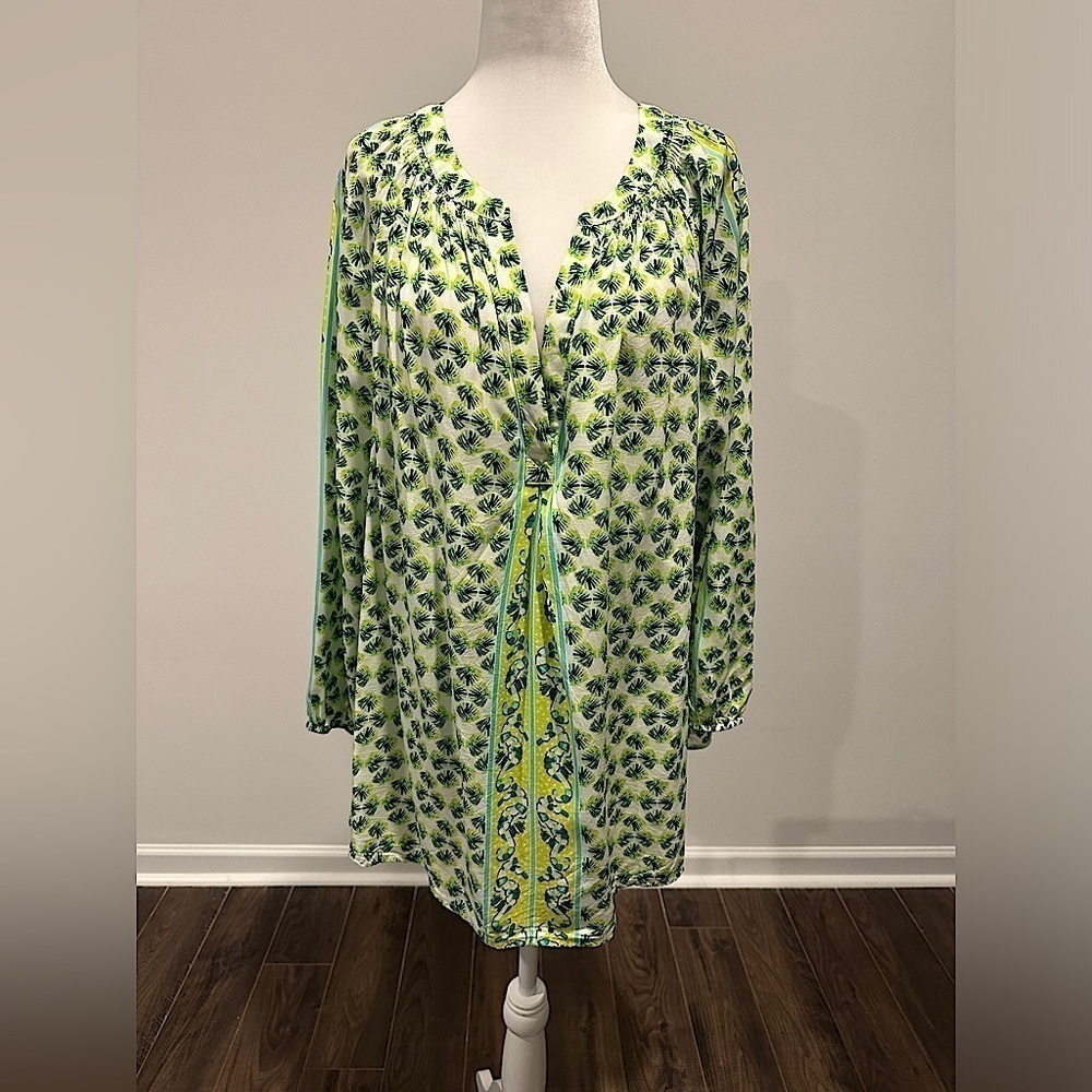 Tropical Print Blouse